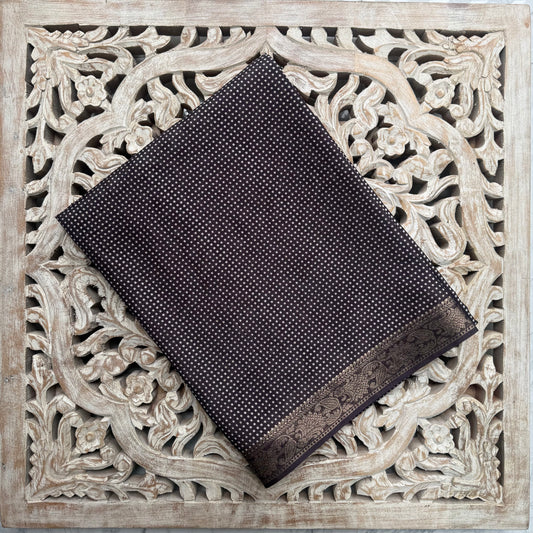 Tussar printed checks