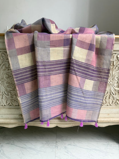 Soft linen tissue checks
