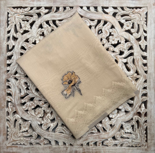 Cotton jamdhani flower butta